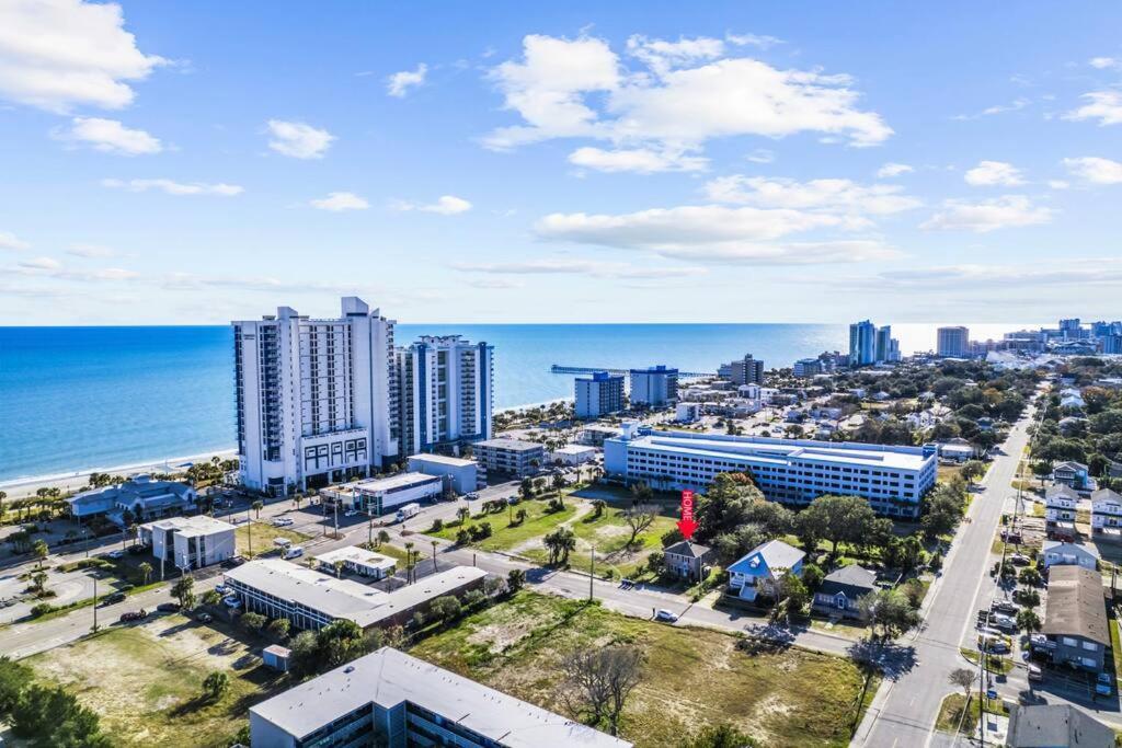 Dazzling Centrally Located Ocean View W 2 Kings, Huge Private Yard, 2 Decks, Firepit, Bbq Myrtle Beach Eksteriør bilde