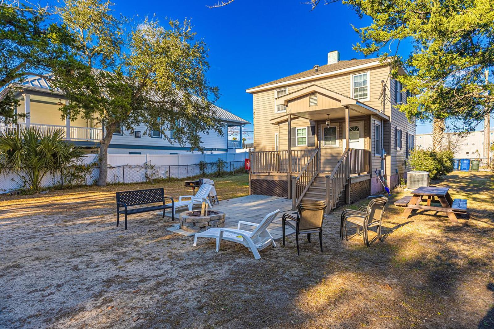 Dazzling Centrally Located Ocean View W 2 Kings, Huge Private Yard, 2 Decks, Firepit, Bbq Myrtle Beach Eksteriør bilde