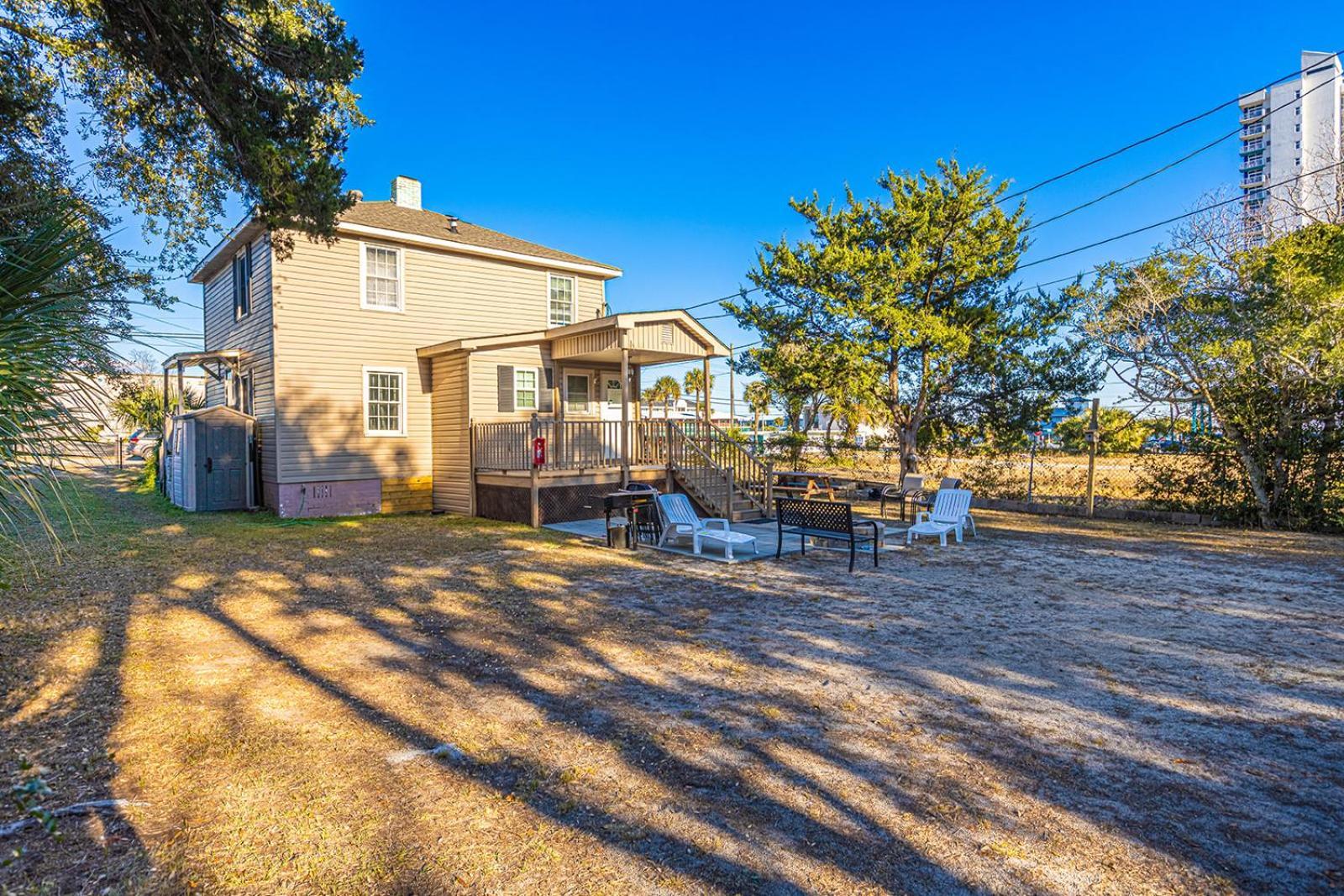 Dazzling Centrally Located Ocean View W 2 Kings, Huge Private Yard, 2 Decks, Firepit, Bbq Myrtle Beach Eksteriør bilde